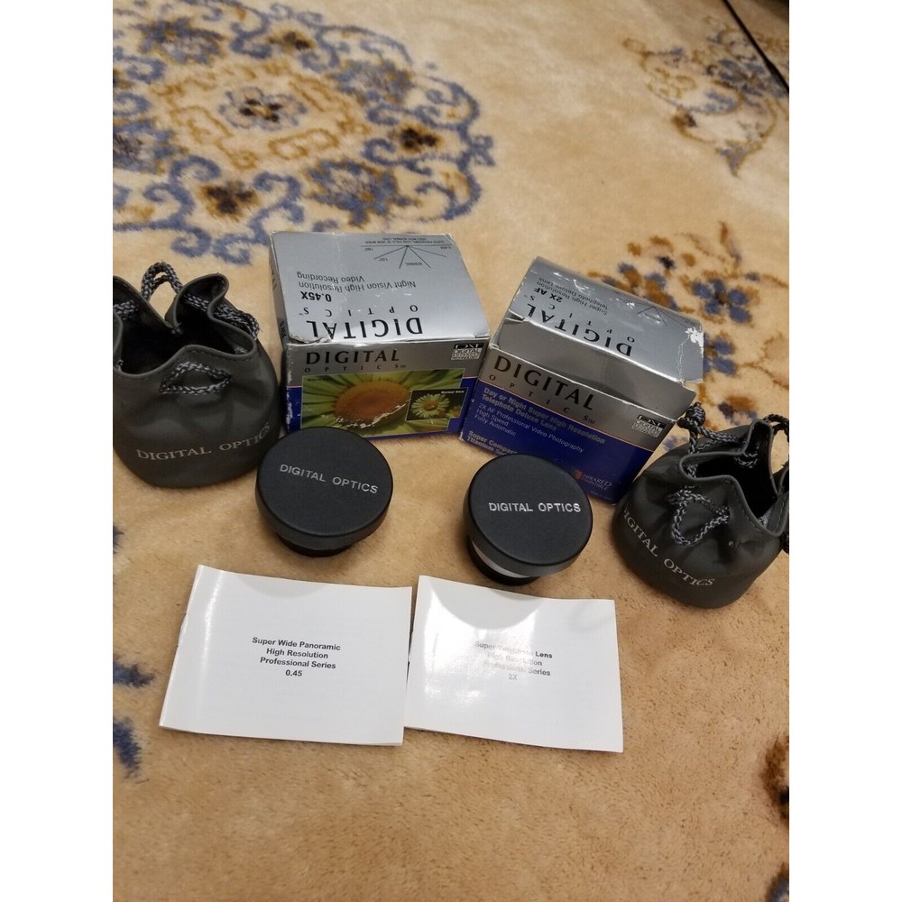 Digital Optics 2X AF + 0.45x Night Professional Video Photography Telephoto Lens